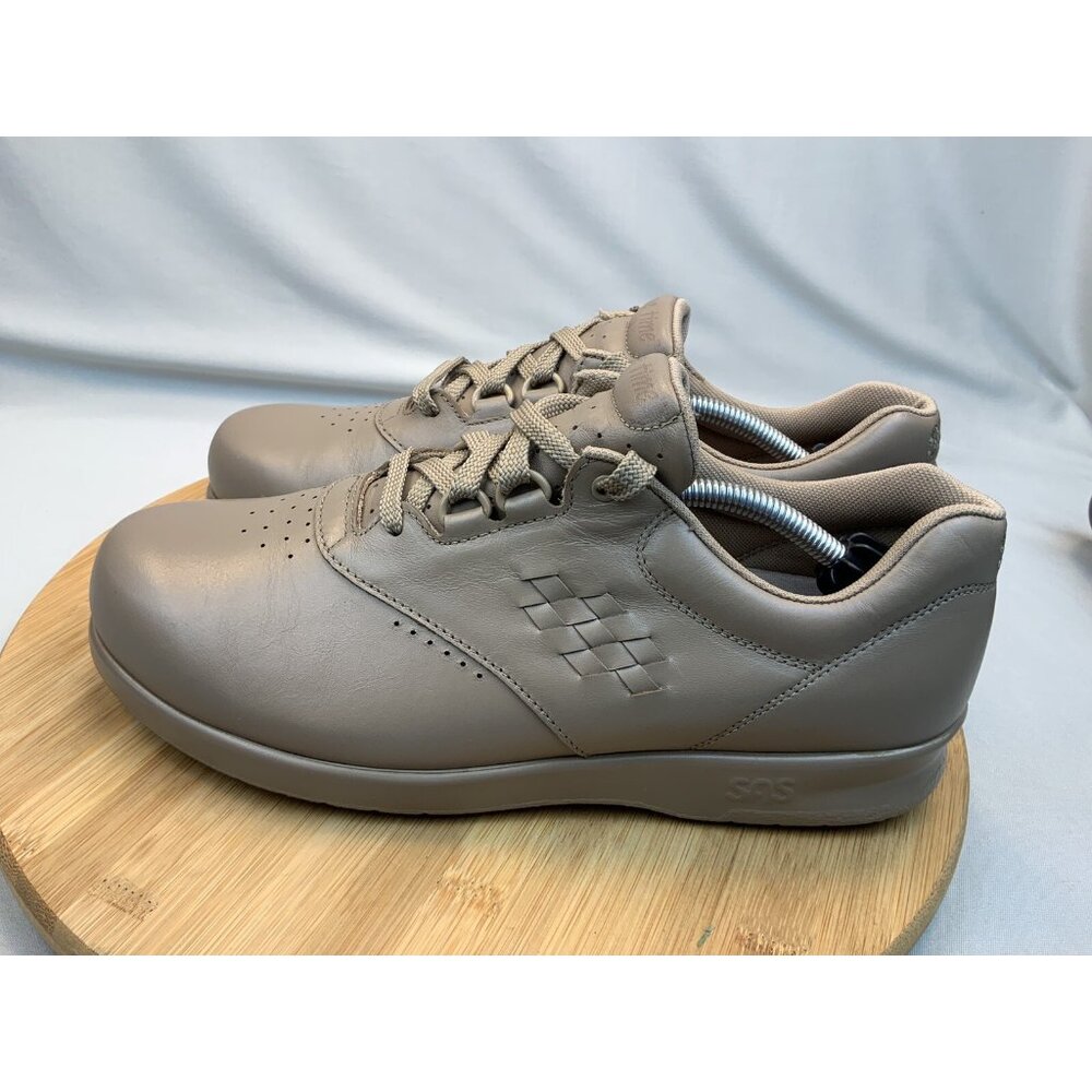 SAS Walking Shoe Women's Free Time 9.5M Mocha Cool Step Footbed EZ Lace - Picture 3 of 8